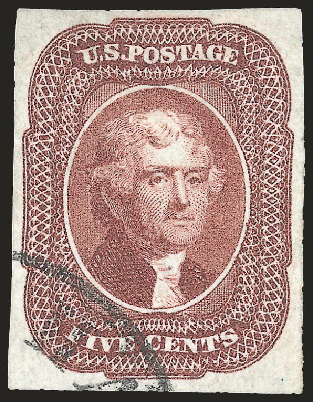 Prices of US Stamp Scott #12: 5c 1856 Jefferson. Robert Siegel Auction Galleries, Jun 2009, Sale 975, Lot 1136