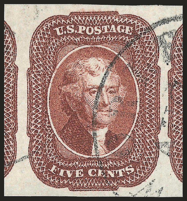 Prices of US Stamp Scott #12 - 1856 5c Jefferson. Robert Siegel Auction Galleries, Sep 2009, Sale 976, Lot 1156