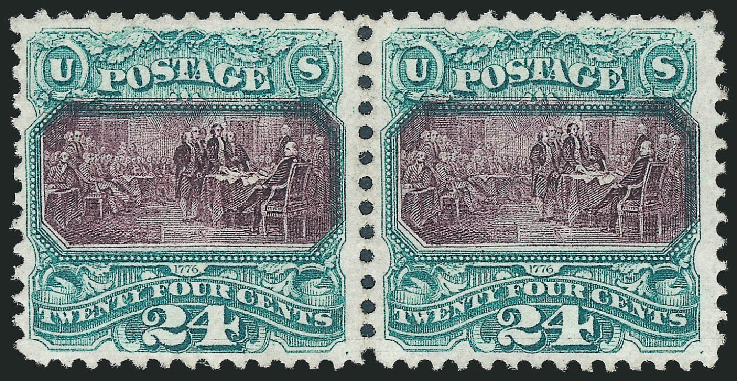 Prices of US Stamp Scott #120: 1869 24c Pictorial Declaration. Robert Siegel Auction Galleries, Mar 2011, Sale 1004, Lot 169