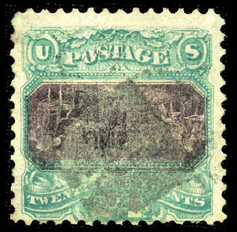 Value of US Stamps Scott Cat. # 120: 24c 1869 Pictorial Declaration. Matthew Bennett International, Feb 2012, Sale 340, Lot 231