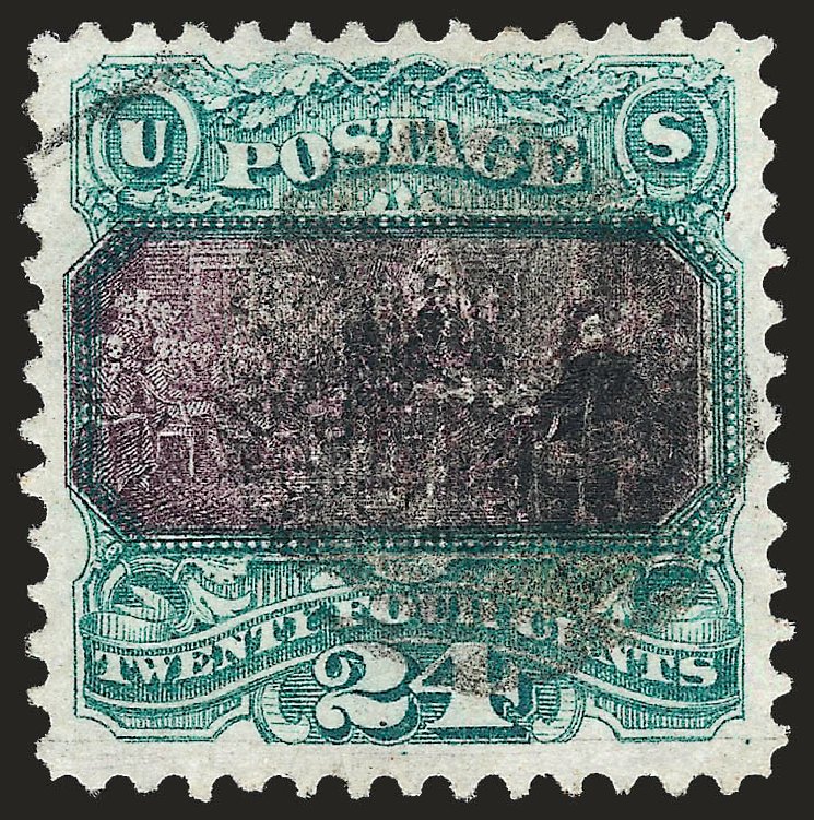 US Stamps Prices Scott Catalogue # 120 - 24c 1869 Pictorial Declaration. Robert Siegel Auction Galleries, Oct 2008, Sale 963, Lot 685