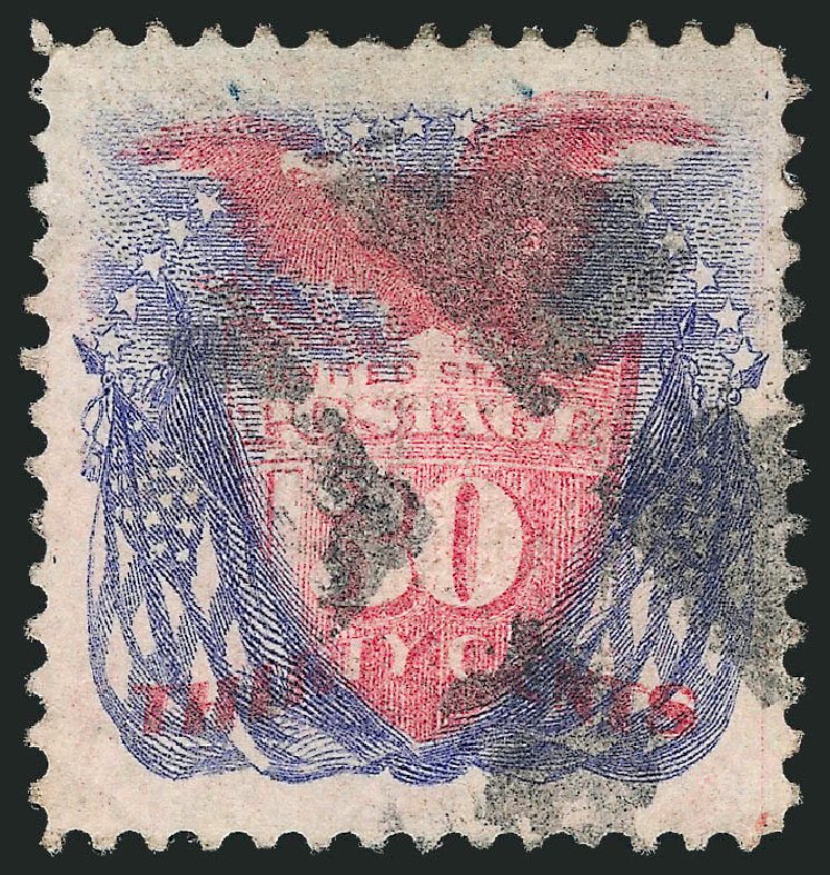 Prices of US Stamp Scott 121: 1869 30c Pictorial Shield Eagle Flags. Robert Siegel Auction Galleries, Jun 2011, Sale 1011, Lot 520