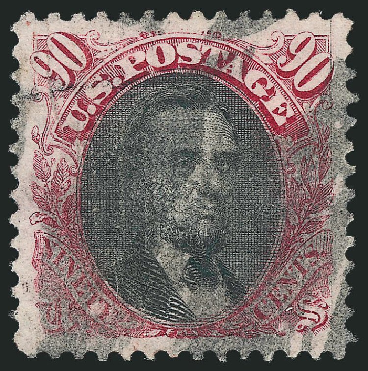 Cost of US Stamp Scott Cat. # 122: 1869 90c Pictorial Lincoln. Robert Siegel Auction Galleries, Oct 2011, Sale 1014, Lot 1319