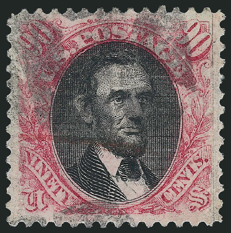 Prices of US Stamp Scott Catalog # 122: 1869 90c Pictorial Lincoln. Robert Siegel Auction Galleries, Oct 2011, Sale 1014, Lot 1320