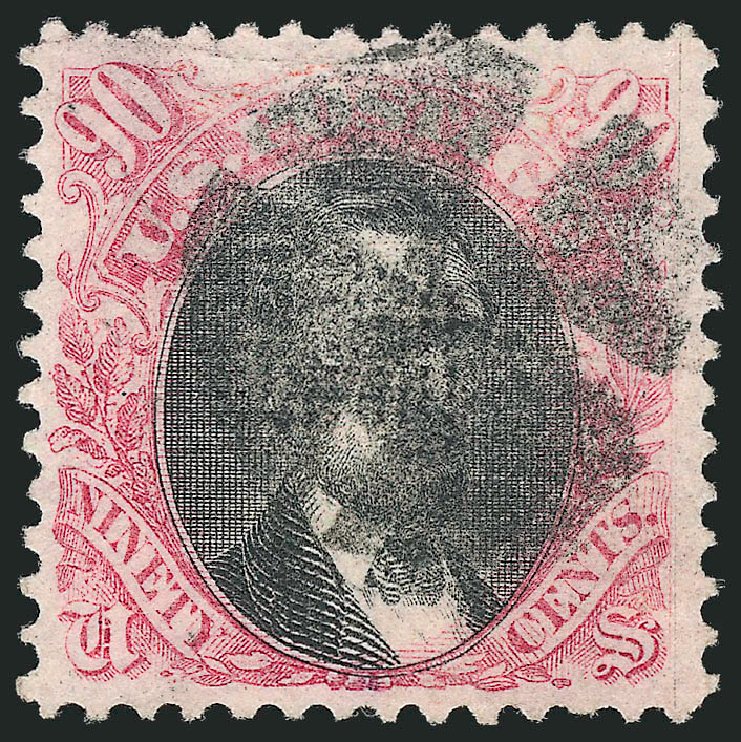 Value of US Stamps Scott Cat. # 122: 1869 90c Pictorial Lincoln. Robert Siegel Auction Galleries, Dec 2012, Sale 1037, Lot 1681