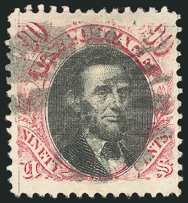 Prices of US Stamp Scott # 122 - 1869 90c Pictorial Lincoln. Robert Siegel Auction Galleries, Jun 2010, Sale 992, Lot 2194
