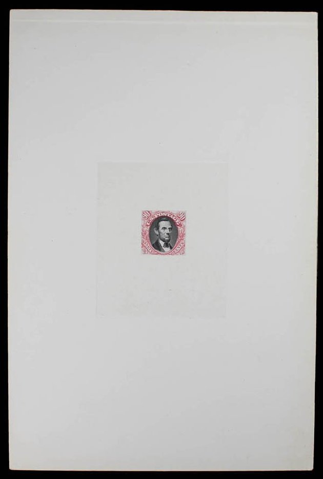 Costs of US Stamps Scott Catalogue 122 - 90c 1869 Pictorial Lincoln. Daniel Kelleher Auctions, Apr 2013, Sale 636, Lot 142