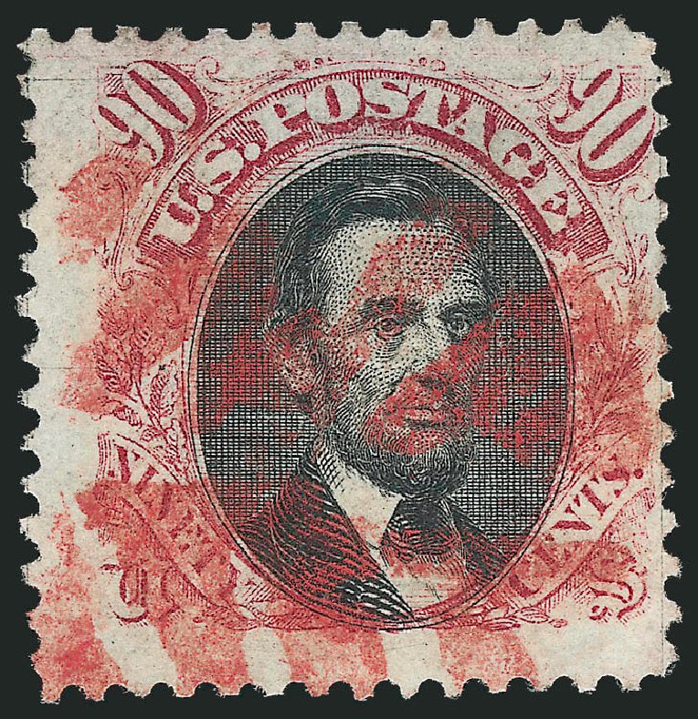 Price of US Stamp Scott 122: 90c 1869 Pictorial Lincoln. Robert Siegel Auction Galleries, Oct 2011, Sale 1013, Lot 233