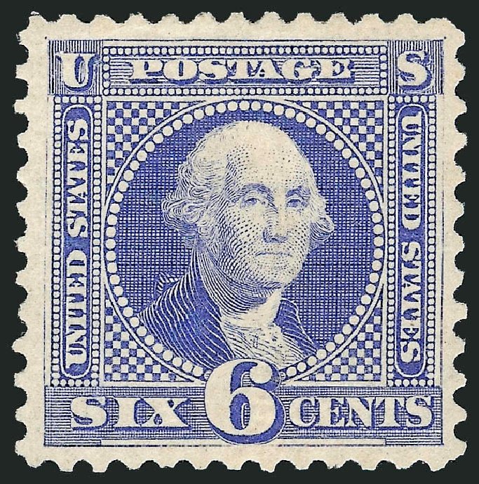 US Stamp Prices Scott Catalogue #126: 1875 6c Pictorial Re-issue Washington. Robert Siegel Auction Galleries, Oct 2011, Sale 1014, Lot 1328