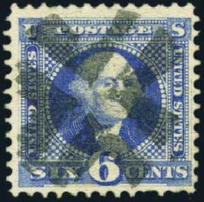 US Stamps Value Scott #126 - 1875 6c Pictorial Re-issue Washington. Harmer-Schau Auction Galleries, Aug 2012, Sale 94, Lot 1230