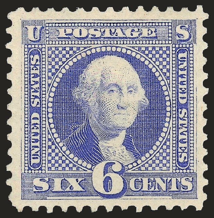 US Stamp Prices Scott #126: 1875 6c Pictorial Re-issue Washington. Robert Siegel Auction Galleries, Sep 2008, Sale 962, Lot 2410