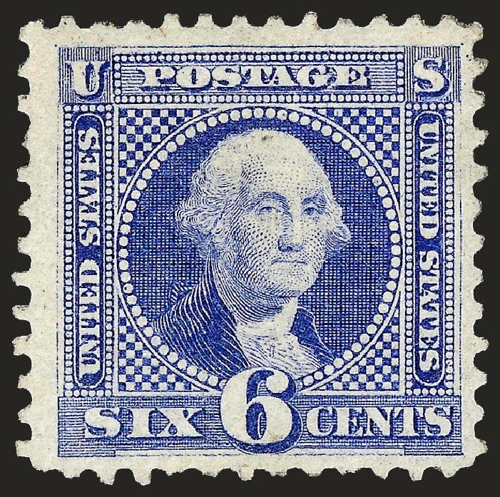 US Stamps Value Scott # 126 - 6c 1875 Pictorial Re-issue Washington. Robert Siegel Auction Galleries, Sep 2008, Sale 962, Lot 2411
