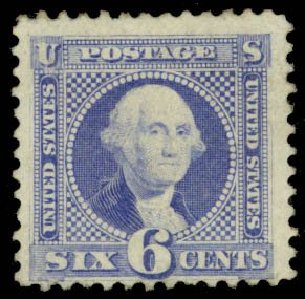 Price of US Stamp Scott Catalogue # 126: 1875 6c Pictorial Re-issue Washington. Daniel Kelleher Auctions, Sep 2013, Sale 639, Lot 3235