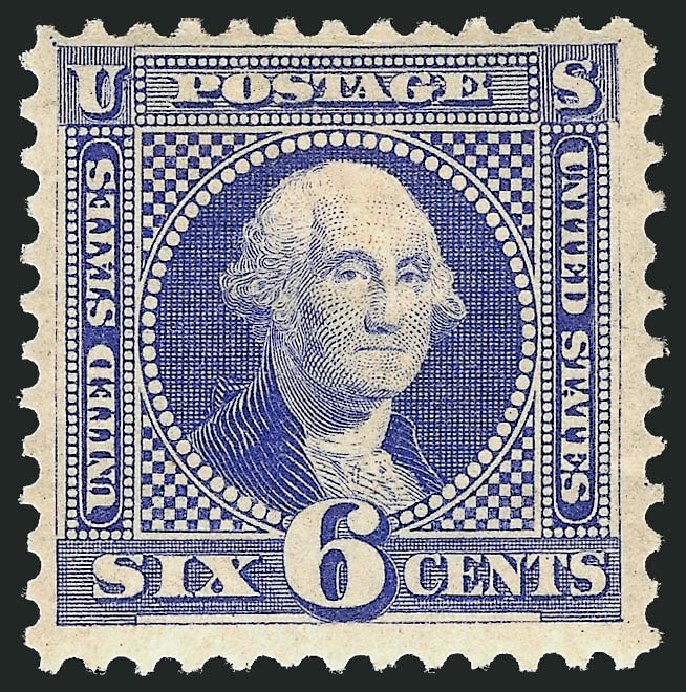 US Stamps Prices Scott #126: 1875 6c Pictorial Re-issue Washington. Robert Siegel Auction Galleries, Jun 2011, Sale 1011, Lot 525