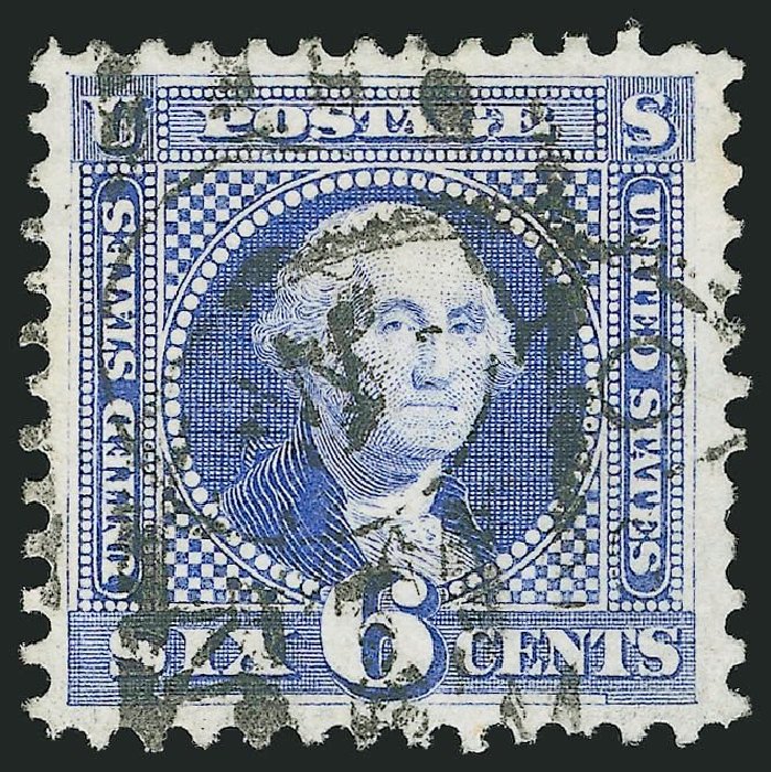 Cost of US Stamps Scott 126: 1875 6c Pictorial Re-issue Washington. Robert Siegel Auction Galleries, Sep 2014, Sale 1078, Lot 255