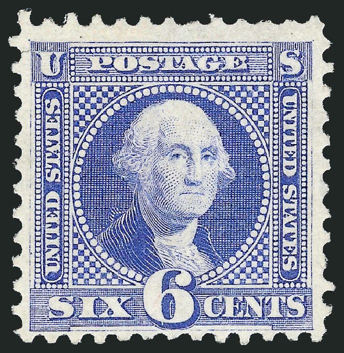 US Stamps Value Scott Catalogue 126: 6c 1875 Pictorial Re-issue Washington. Robert Siegel Auction Galleries, Oct 2010, Sale 997, Lot 5505