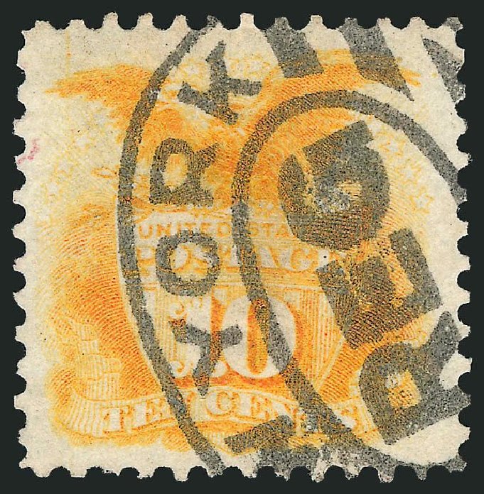 Prices of US Stamps Scott Catalogue 127: 10c 1875 Pictorial Re-issue Shield Eagle. Robert Siegel Auction Galleries, Jul 2014, Sale 1077, Lot 129