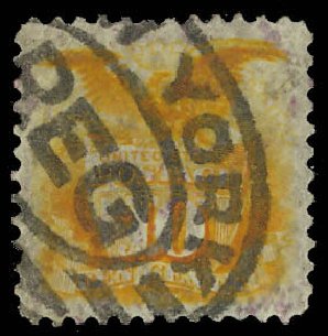 Cost of US Stamps Scott Catalogue #127: 10c 1875 Pictorial Re-issue Shield Eagle. Daniel Kelleher Auctions, Aug 2012, Sale 631, Lot 820