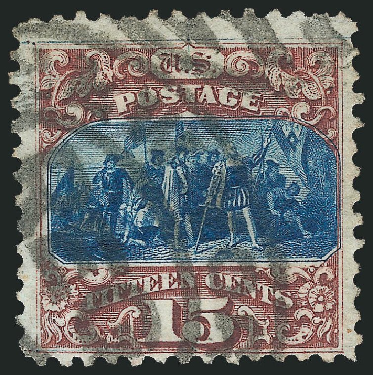 Price of US Stamp Scott #129 - 15c 1875 Pictorial Re-issue Columbus. Robert Siegel Auction Galleries, Dec 2012, Sale 1037, Lot 1697