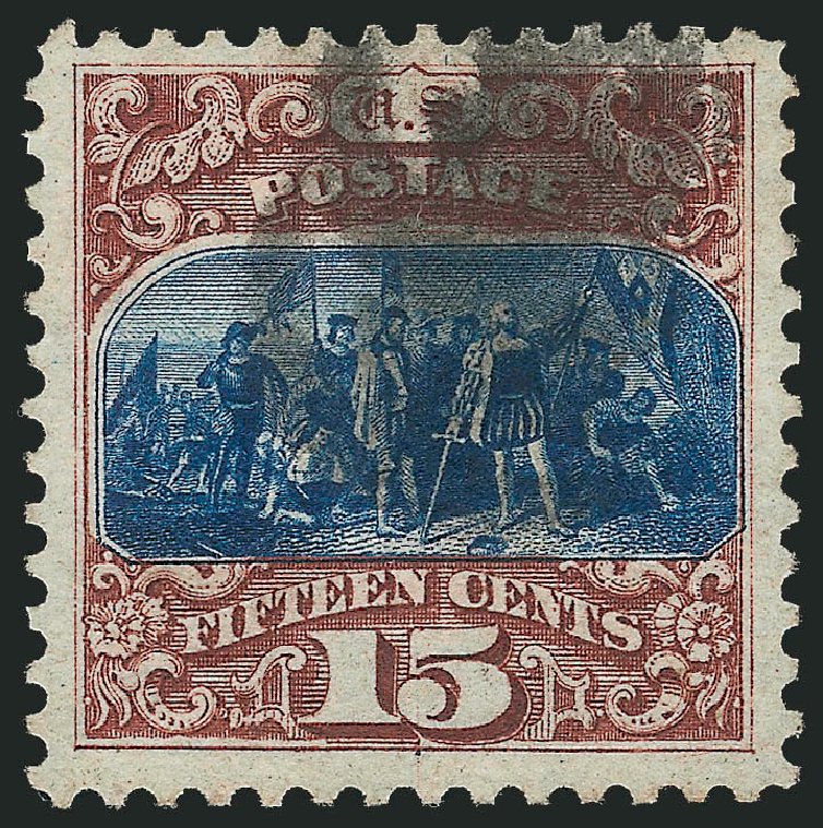 Prices of US Stamps Scott Catalogue # 129: 1875 15c Pictorial Re-issue Columbus. Robert Siegel Auction Galleries, Oct 2012, Sale 1032, Lot 3208