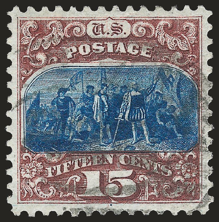 Prices of US Stamp Scott 129 - 15c 1875 Pictorial Re-issue Columbus. Robert Siegel Auction Galleries, Apr 2010, Sale 984, Lot 449