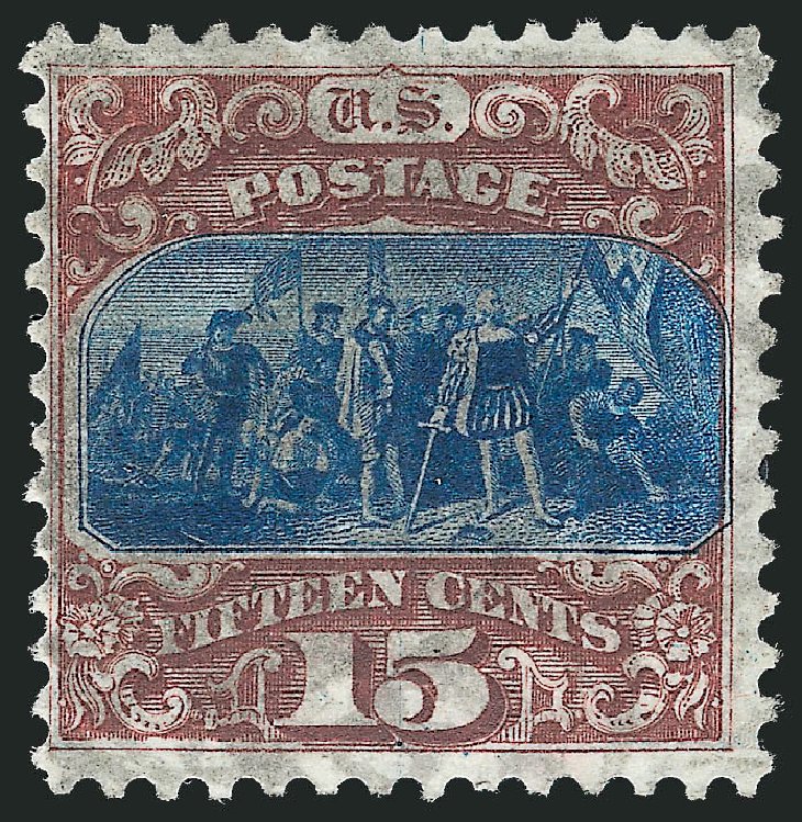 Price of US Stamps Scott Cat. #129 - 1875 15c Pictorial Re-issue Columbus. Robert Siegel Auction Galleries, Sep 2010, Sale 993, Lot 530