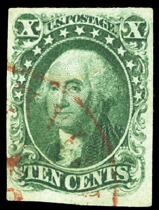 US Stamps Price Scott Catalog #13 - 10c 1855 Washington. Matthew Bennett International, Sep 2011, Sale 338, Lot 1687