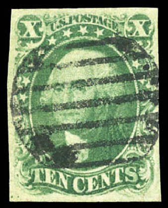 Cost of US Stamp Scott Cat. # 13 - 10c 1855 Washington. Matthew Bennett International, Mar 2011, Sale 337, Lot 2458