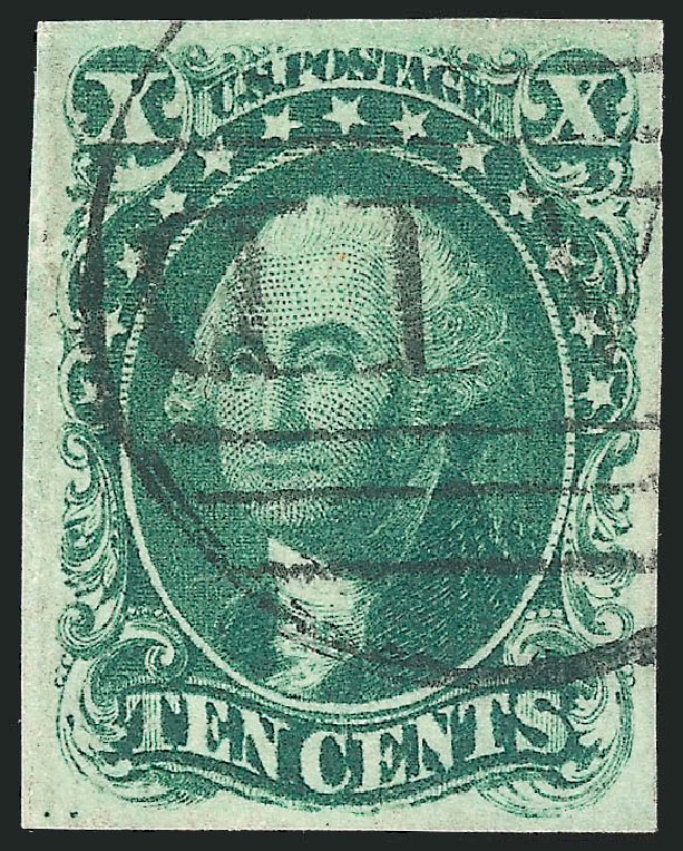 Costs of US Stamps Scott # 13: 1855 10c Washington. Robert Siegel Auction Galleries, Dec 2013, Sale 1062, Lot 118