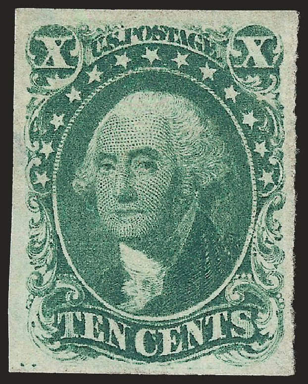 Values of US Stamps Scott Cat. 13 - 10c 1855 Washington. Robert Siegel Auction Galleries, Jun 2009, Sale 973, Lot 38