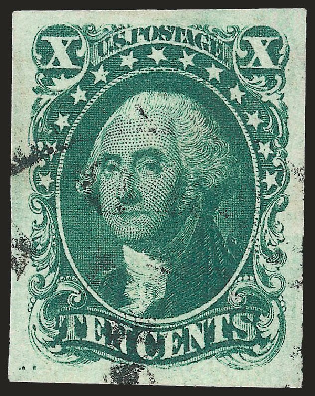 US Stamps Prices Scott #13 - 10c 1855 Washington. Robert Siegel Auction Galleries, Jun 2010, Sale 989, Lot 58
