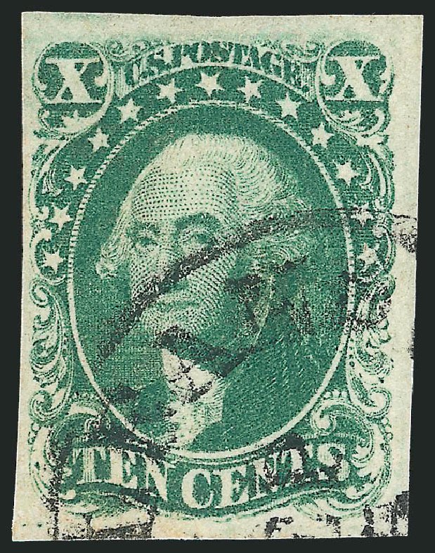 Values of US Stamps Scott Cat. #13 - 10c 1855 Washington. Robert Siegel Auction Galleries, Oct 2010, Sale 997, Lot 5178