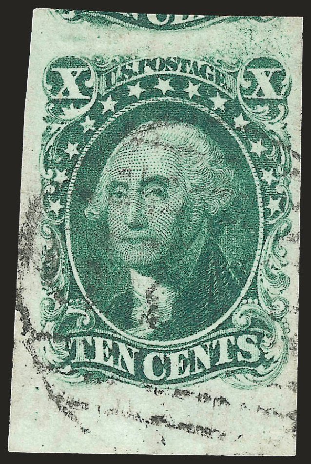US Stamp Price Scott Catalogue # 13 - 1855 10c Washington. Robert Siegel Auction Galleries, Jun 2009, Sale 973, Lot 39