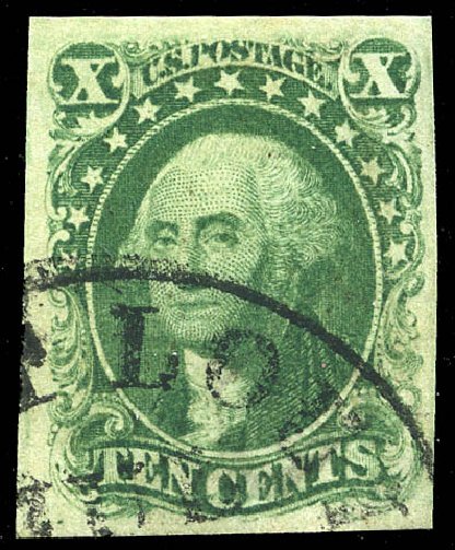 Cost of US Stamp Scott # 13 - 10c 1855 Washington. Matthew Bennett International, May 2014, Sale 350, Lot 30