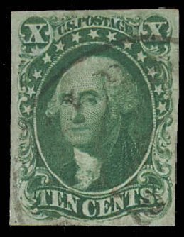 Cost of US Stamp Scott Catalog 13 - 10c 1855 Washington. Daniel Kelleher Auctions, Jun 2012, Sale 630, Lot 1220