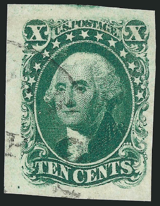 Value of US Stamps Scott Cat. #13 - 10c 1855 Washington. Robert Siegel Auction Galleries, Sep 2014, Sale 1078, Lot 80
