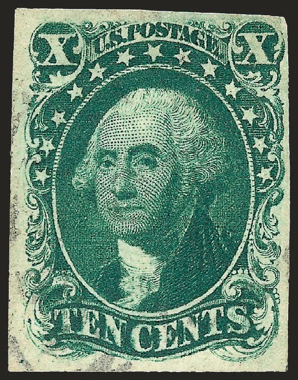 Price of US Stamps Scott Catalogue # 13 - 1855 10c Washington. Robert Siegel Auction Galleries, Sep 2008, Sale 962, Lot 2250