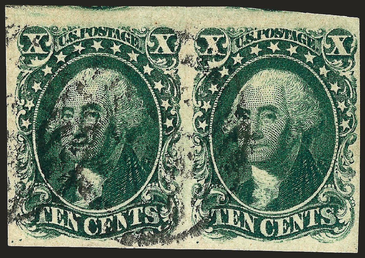 US Stamp Prices Scott Cat. # 13: 1855 10c Washington. Robert Siegel Auction Galleries, Oct 2008, Sale 963, Lot 220