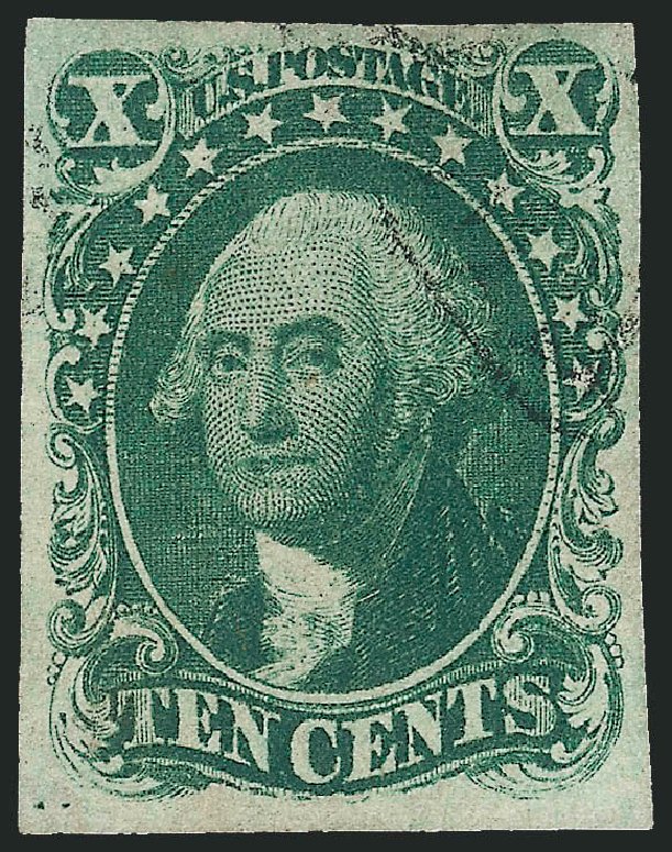 Value of US Stamps Scott Catalogue # 13 - 10c 1855 Washington. Robert Siegel Auction Galleries, Oct 2010, Sale 997, Lot 5180