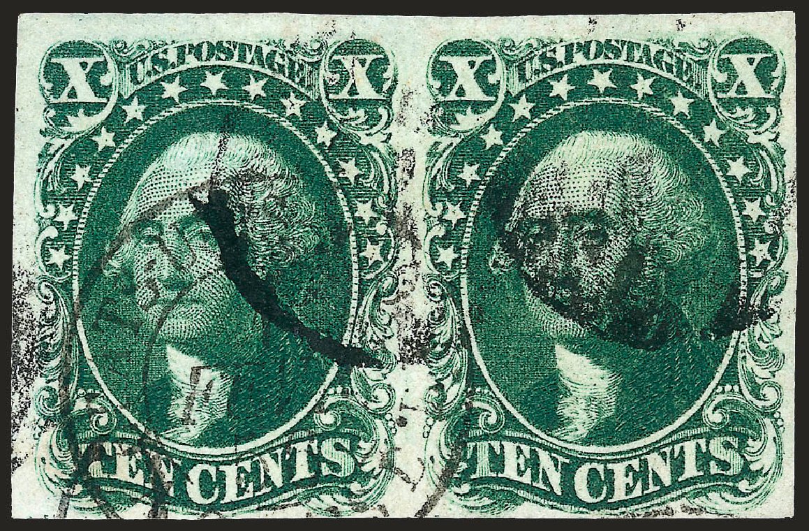 Price of US Stamp Scott Catalog # 13: 1855 10c Washington. Robert Siegel Auction Galleries, Oct 2008, Sale 963, Lot 221