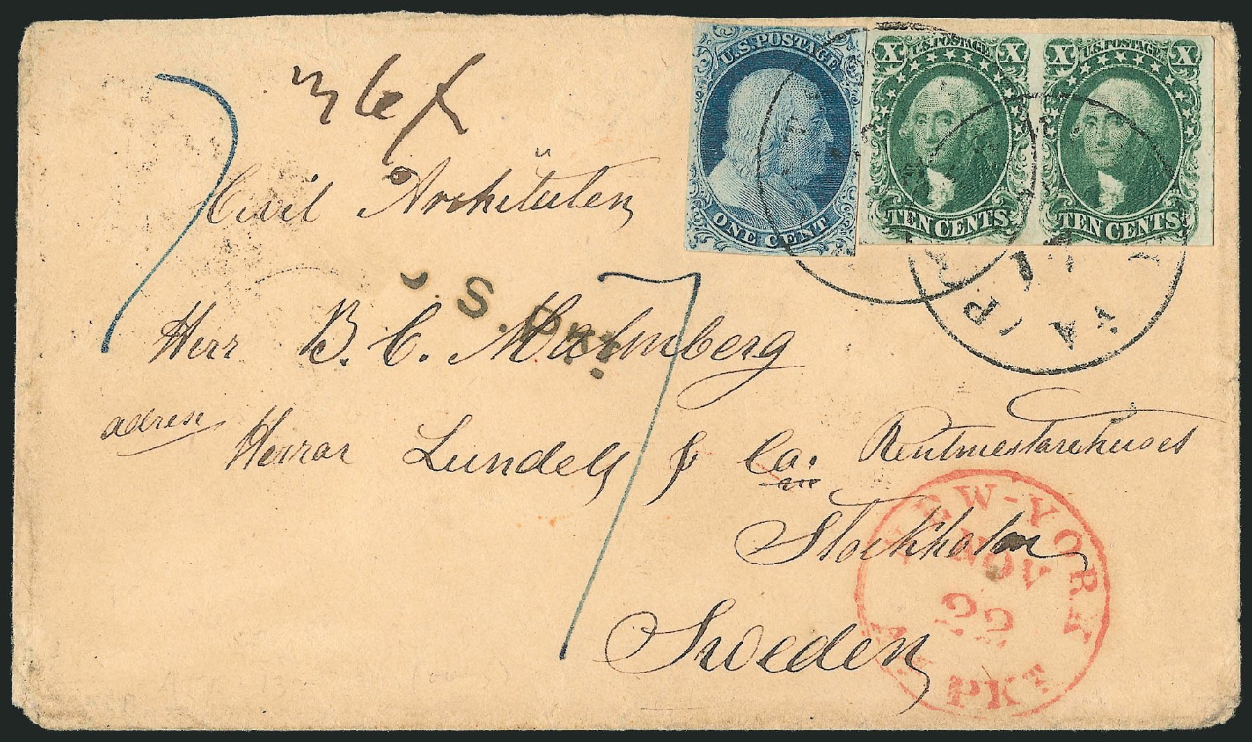 Values of US Stamps Scott Cat. #13: 1855 10c Washington. Robert Siegel Auction Galleries, Dec 2010, Sale 998, Lot 391
