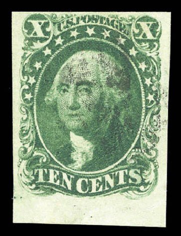 US Stamp Price Scott # 13 - 10c 1855 Washington. Matthew Bennett International, Sep 2010, Sale 331, Lot 344