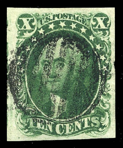 Values of US Stamp Scott Catalogue #13: 10c 1855 Washington. Matthew Bennett International, Feb 2015, Sale 351, Lot 34