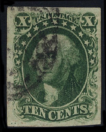 Price of US Stamp Scott Cat. #13 - 1855 10c Washington. Cherrystone Auctions, May 2008, Sale 200805, Lot 44