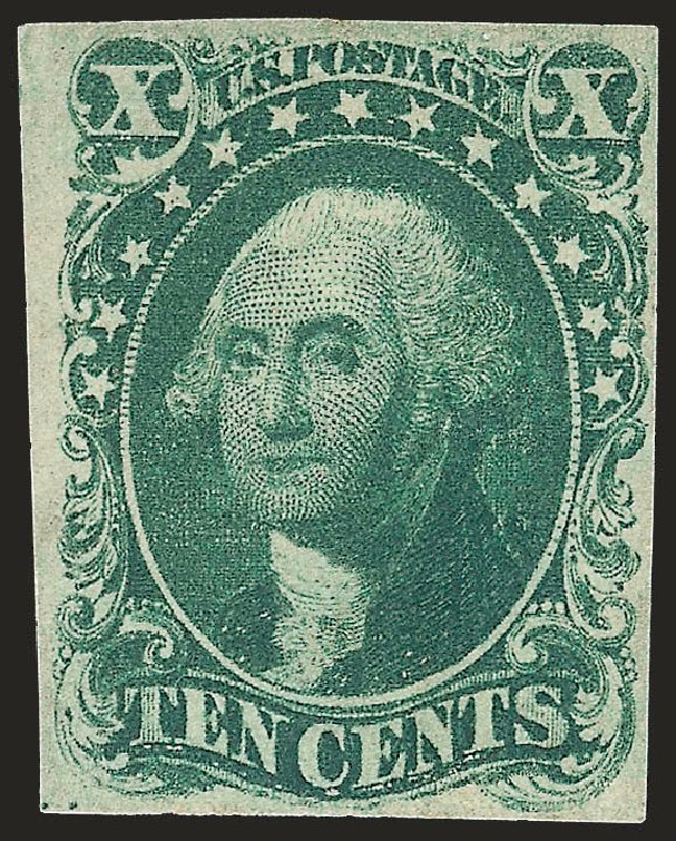 US Stamps Price Scott Catalog # 13 - 1855 10c Washington. Robert Siegel Auction Galleries, Apr 2009, Sale 972, Lot 3024