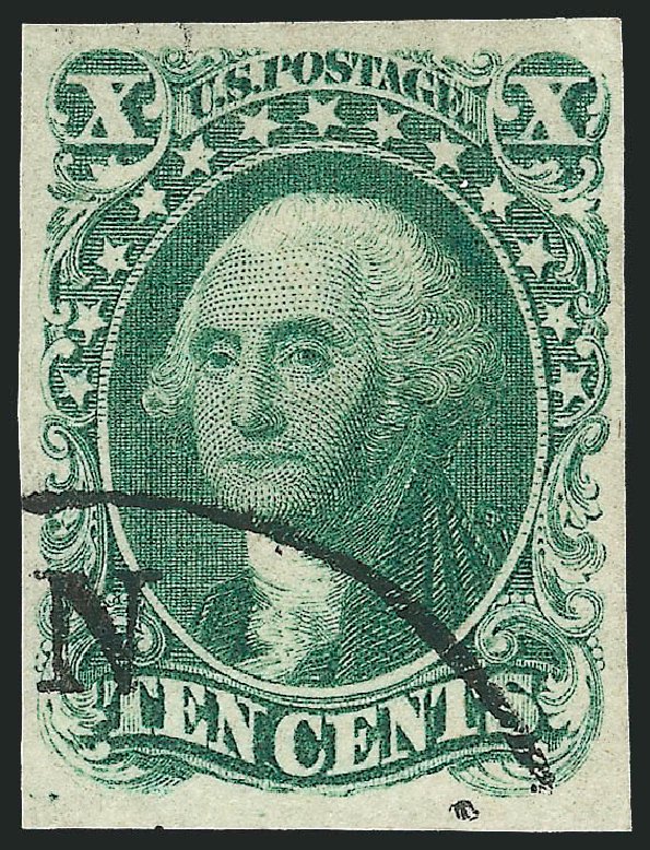US Stamp Price Scott Catalog 13 - 10c 1855 Washington. Robert Siegel Auction Galleries, Feb 2015, Sale 1092, Lot 1015