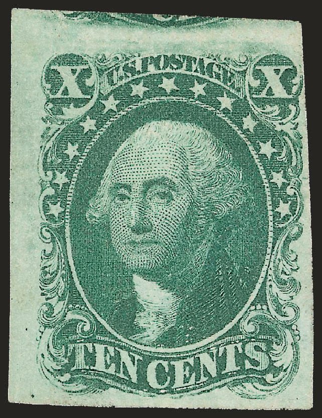 US Stamps Values Scott Catalog #13 - 10c 1855 Washington. Robert Siegel Auction Galleries, Apr 2009, Sale 972, Lot 3025