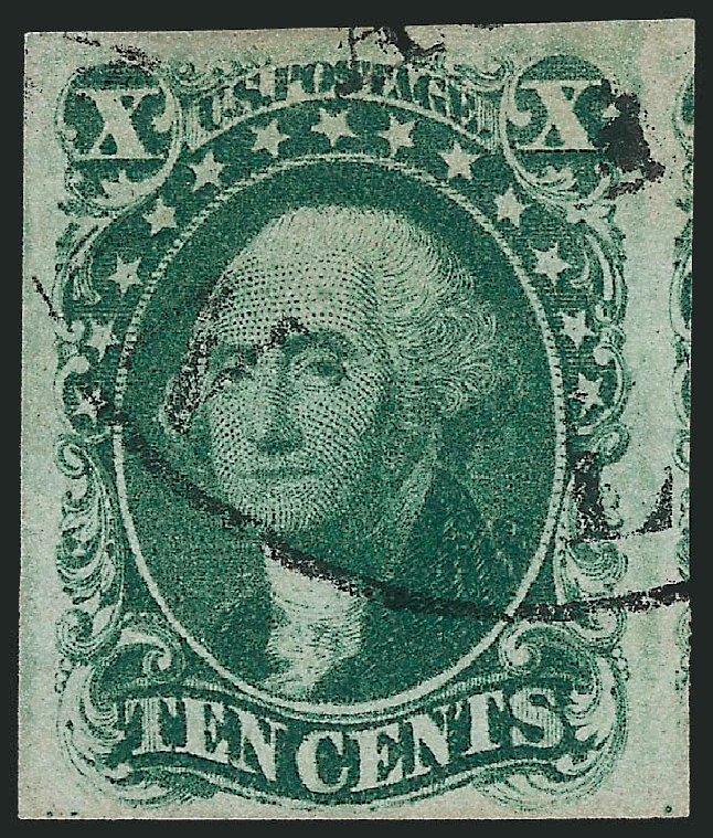 US Stamp Value Scott 13 - 10c 1855 Washington. Robert Siegel Auction Galleries, Sep 2010, Sale 993, Lot 235