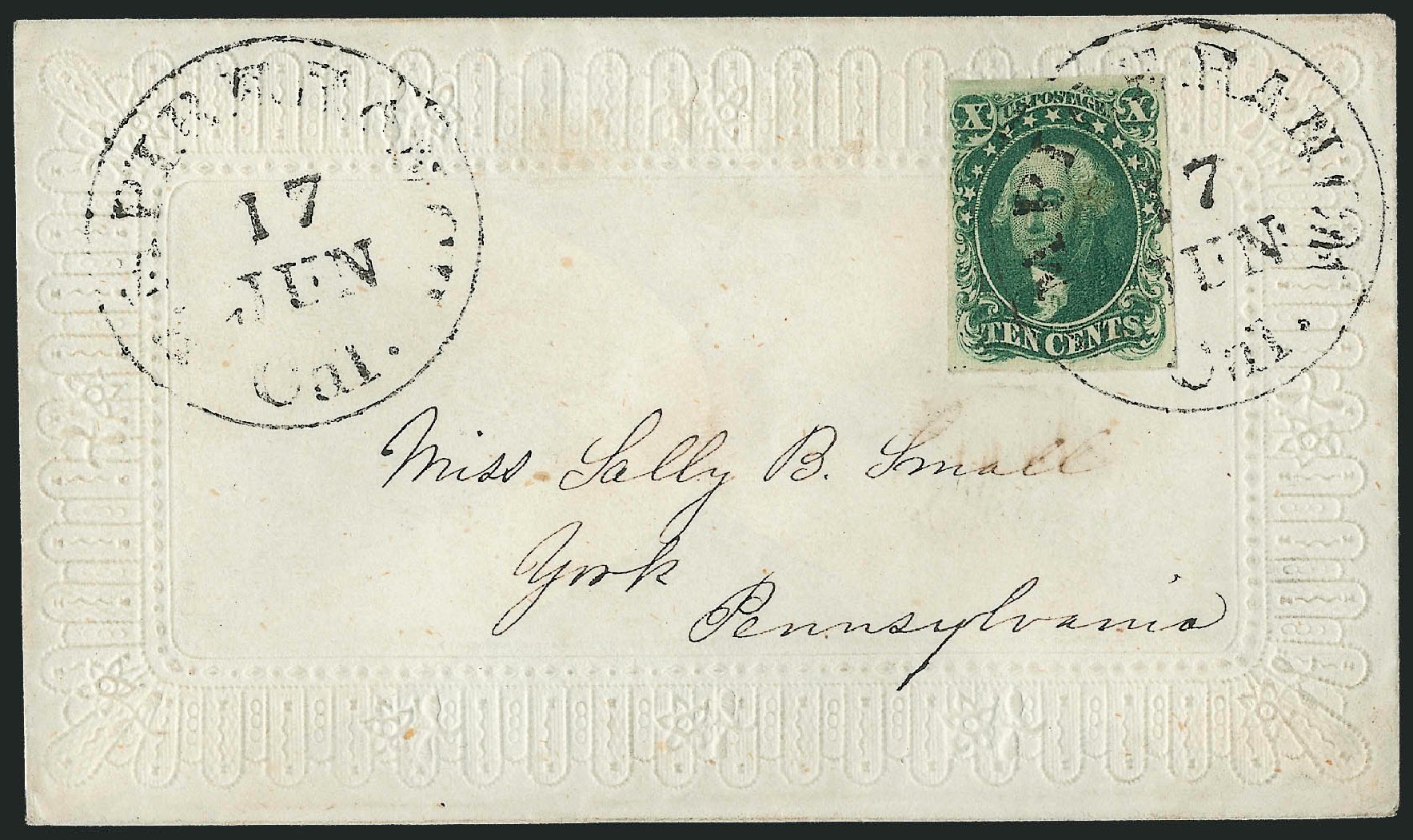 Values of US Stamps Scott #13: 10c 1855 Washington. Robert Siegel Auction Galleries, Nov 2014, Sale 1084, Lot 3062