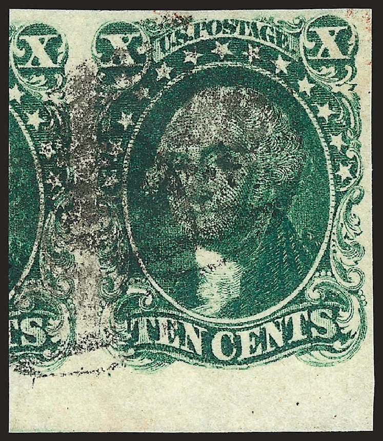 US Stamps Value Scott Catalogue 13: 10c 1855 Washington. Robert Siegel Auction Galleries, Oct 2008, Sale 963, Lot 212